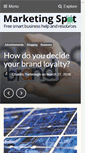 Mobile Screenshot of marketingspot.com